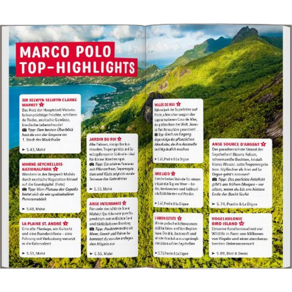 MARCO POLO REISEFÜHRER SEYCHELLEN Ansicht 2