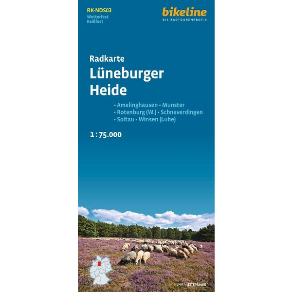 RADKARTE LÜNEBURGER HEIDE - Fahrradkarte