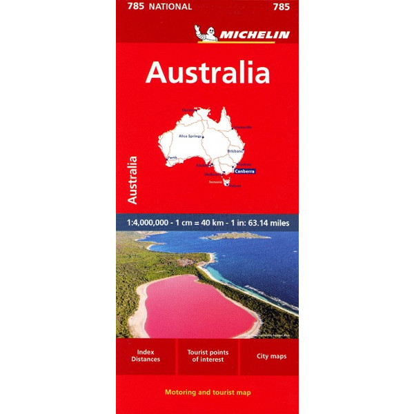 MICHELIN AUSTRALIA MAP 785 - Straßenkarte Ansicht 1