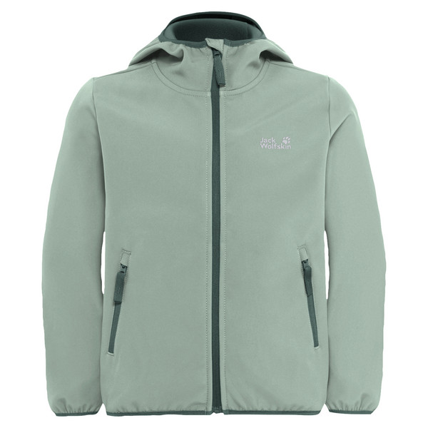 FOURWINDS JACKET KIDS Kinder - Softshelljacke-GREEN ZINNIA