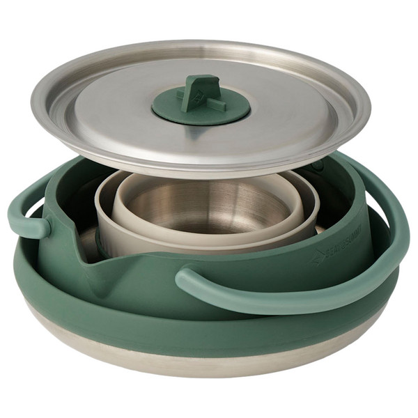Sea to Summit DETOUR STAINLESS STEEL KETTLE COOK SET - [2P] [3 PIECE] - Kaffeekessel Ansicht 3