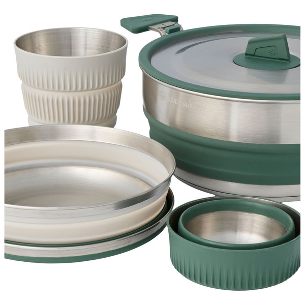 Sea to Summit DETOUR STAINLESS STEEL ONE POT COOK SET W/ 3L POT - [2P] [5 - Campinggeschirr Ansicht 2
