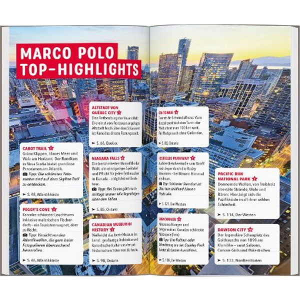 MARCO POLO REISEFÜHRER KANADA Ansicht 2