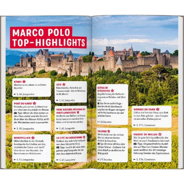 MARCO POLO REISEFÜHRER LANGUEDOC-ROUSSILLON, CEVENNEN Ansicht 2