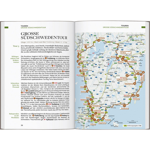 BAEDEKER REISEFÜHRER SÜDSCHWEDEN, STOCKHOLM Ansicht 2