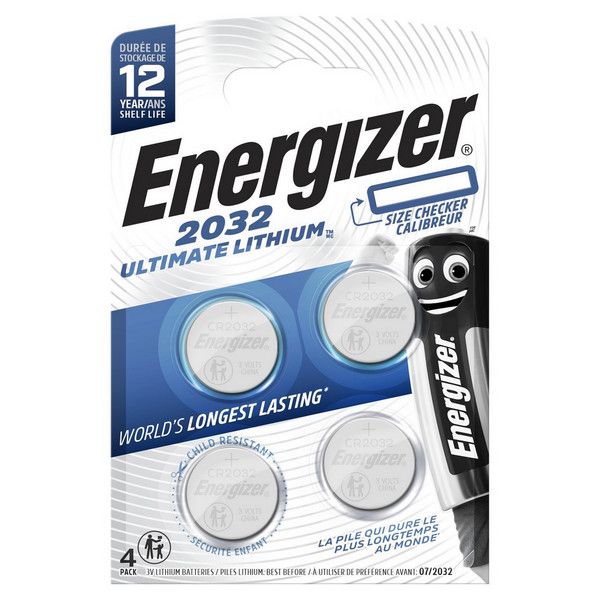 ULTIMATE LITHIUM 3V CR2032 KNOPFZELLEN - Batterien