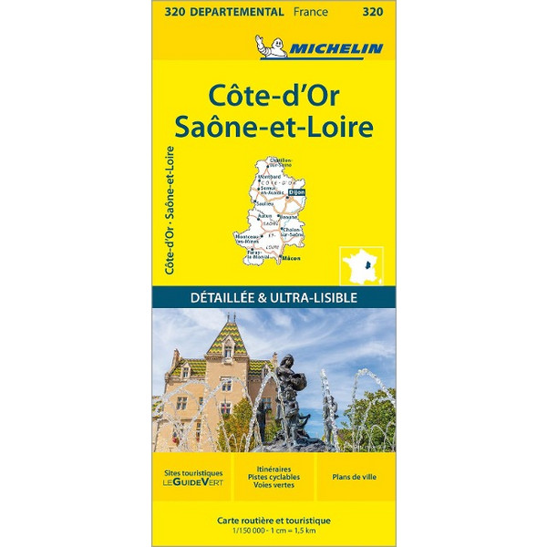 MICHELIN BURGUND OST - Straßenkarte