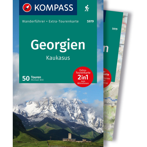 KOMPASS WANDERFÜHRER GEORGIEN, KAUKASUS, 50 TOUREN Ansicht 1