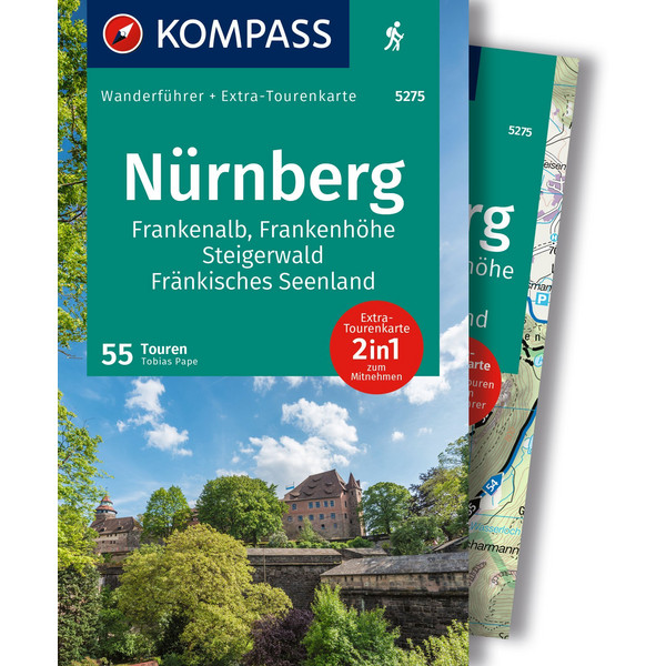 KOMPASS WANDERFÜHRER NÜRNBERG, FRANKENALB, FRANKENHÖHE Ansicht 1