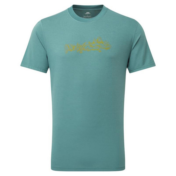 GROUNDUP SKYLINE MENS TEE Herren - Funktionsshirt-FERN