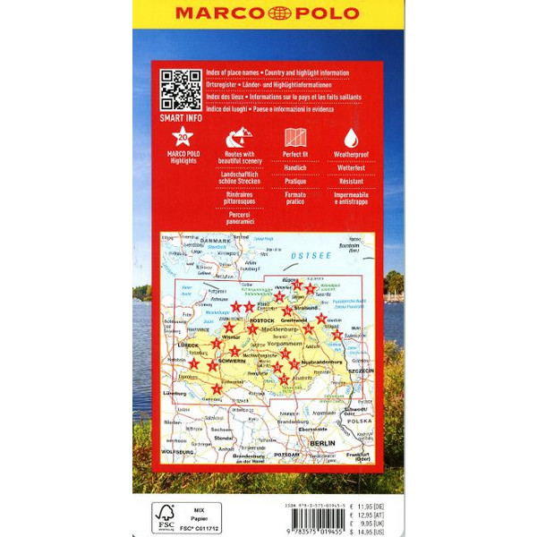 MARCO POLO REISEKARTE DEUTSCHLAND 02 MECKLENBURG-VORPOMMERN - Straßenkarte Ansicht 2