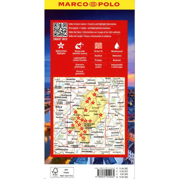 MARCO POLO REISEKARTE DEUTSCHLAND 06 HESSEN 1:200.000 - Straßenkarte Ansicht 2