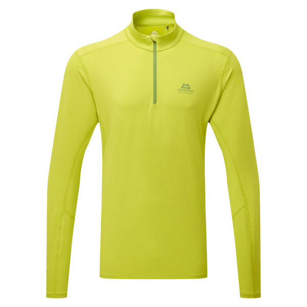 CERRIG MENS LS ZIP T Herren - Funktionsshirt-VINE GREEN