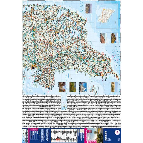REISE KNOW-HOW LANDKARTE DÄNEMARK / DENMARK (1:300.000) - Straßenkarte Ansicht 2