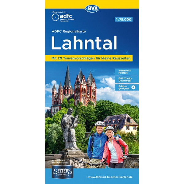 ADFC-REGIONALKARTE LAHNTAL, 1:75.000 - Fahrradkarte