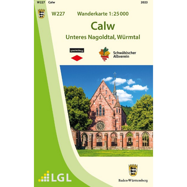 W227 WANDERKARTE 1:25 000 CALW