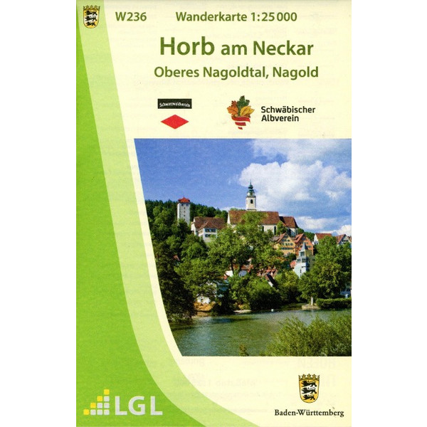 WANDERKARTE 1:25000 HORB AM NECKAR Ansicht 1