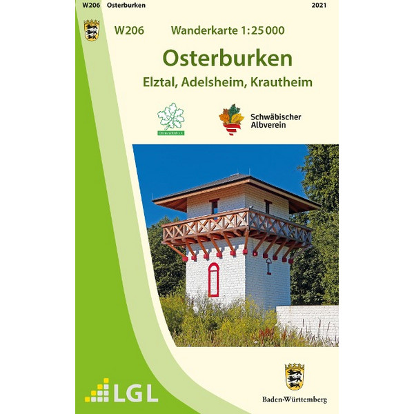 WANDERKARTE 1:25 000 OSTERBURKEN