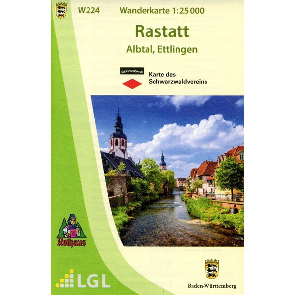 W224 WANDERKARTE 1:25 000 RASTATT