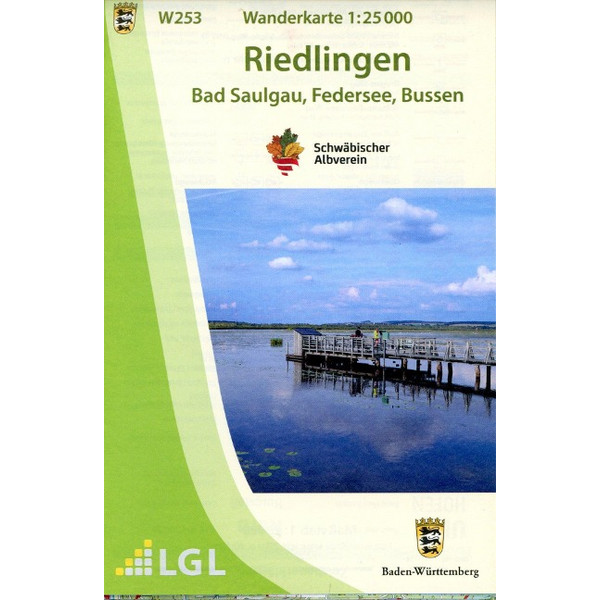 W253 WANDERKARTE 1:25 000 RIEDLINGEN Ansicht 1