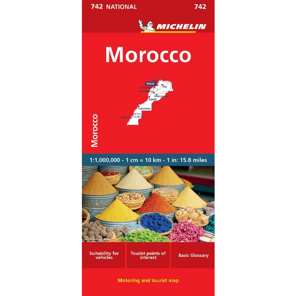 MICHELIN MAP AFRICA MOROCCO - Straßenkarte