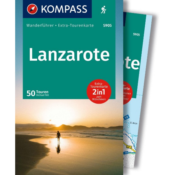 KOMPASS WANDERFÜHRER LANZAROTE, 50 TOUREN Ansicht 1
