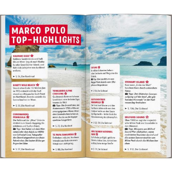 MARCO POLO REISEFÜHRER NEUSEELAND Ansicht 2