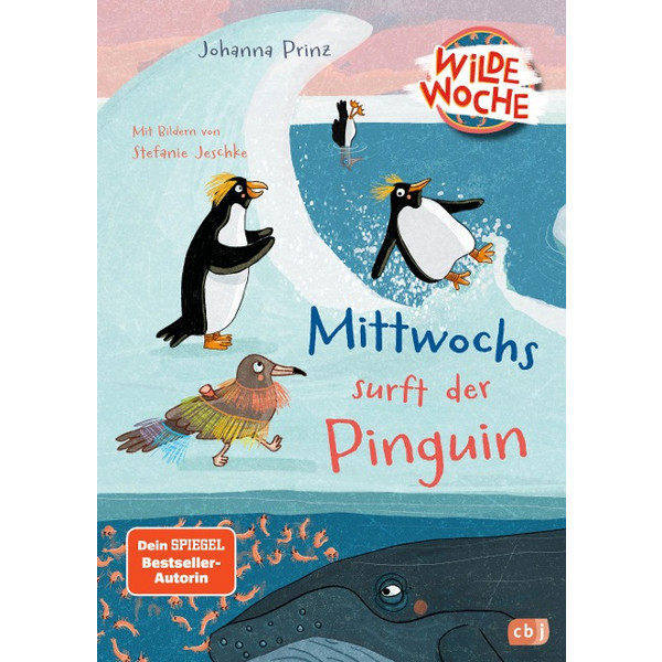 WILDE WOCHE - MITTWOCHS SURFT DER PINGUIN - Kinderbuch Ansicht 1
