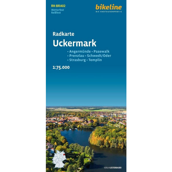 RADKARTE UCKERMARK (RK-BRA02) - Fahrradkarte Ansicht 1