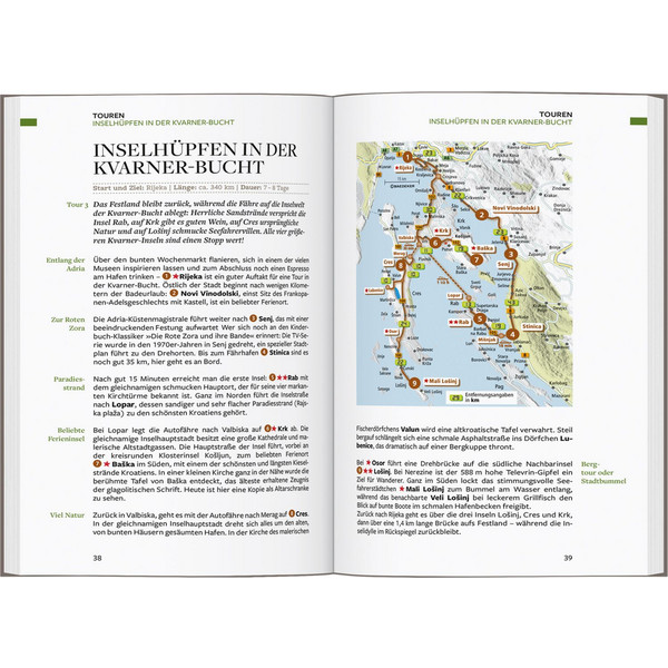 BAEDEKER REISEFÜHRER ISTRIEN, KVARNER-BUCHT Ansicht 2