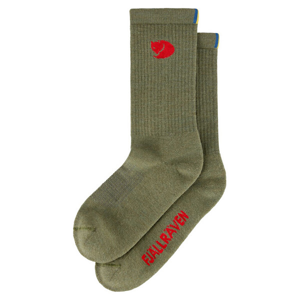 FJÄLLRÄVEN WOOL SOCK Unisex - Wollsocken-LAUREL GREEN
