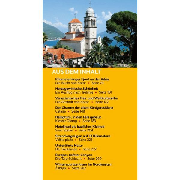 TRESCHER REISEFÜHRER MONTENEGRO Ansicht 2