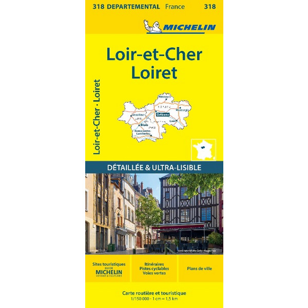 MICHELIN LOIRE-TAL - Straßenkarte