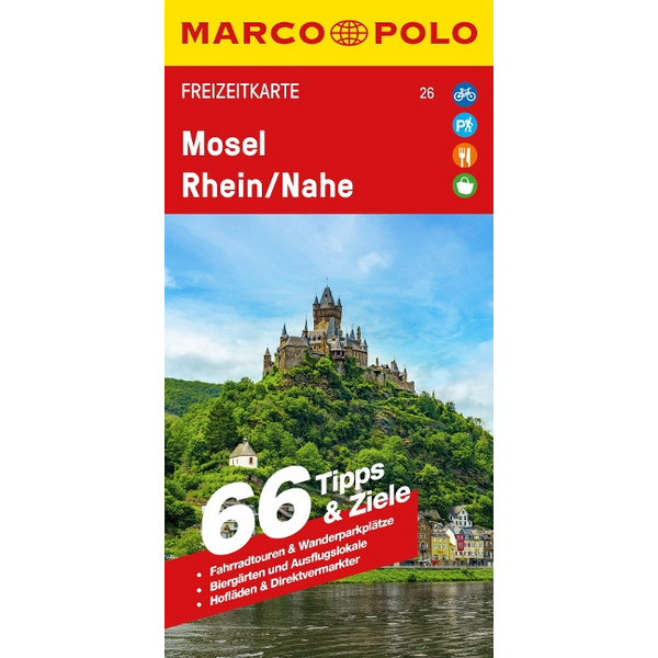 MARCO POLO FREIZEITKARTE 26 MOSEL, RHEIN/NAHE 1:115.000 Ansicht 1