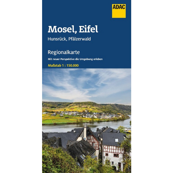 ADAC REGIONALKARTE 11 MOSEL, EIFEL, HUNSRÜCK, PFÄLZERWALD - Straßenkarte