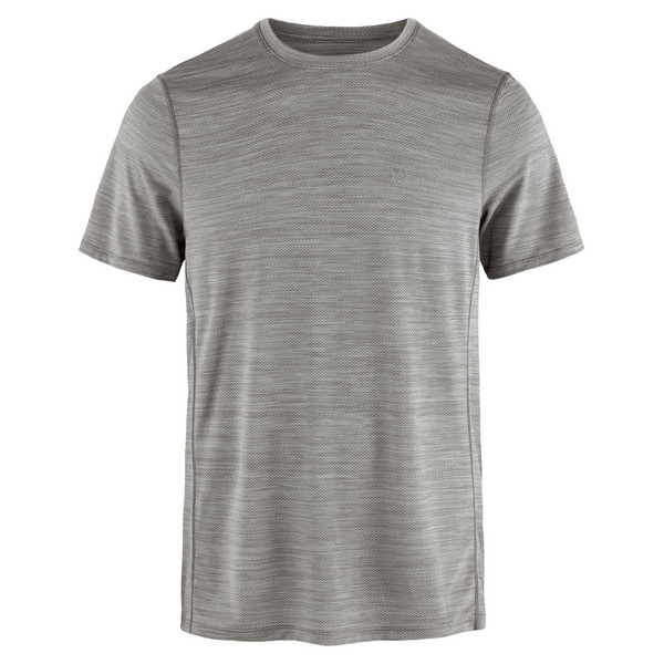 ABISKO LITE SS M Herren - T-Shirt-GREY-MELANGE