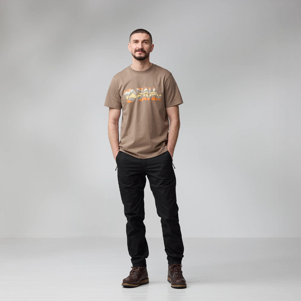 Fjällräven MULTICOLOR LOGO T-SHIRT M Herren - T-Shirt Ansicht 4
