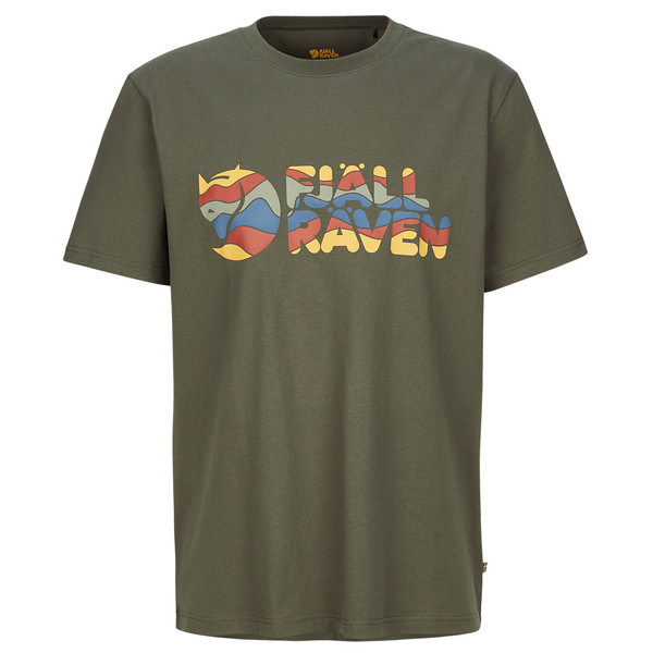 MULTICOLOR LOGO T-SHIRT M Herren - T-Shirt-LAUREL GREEN