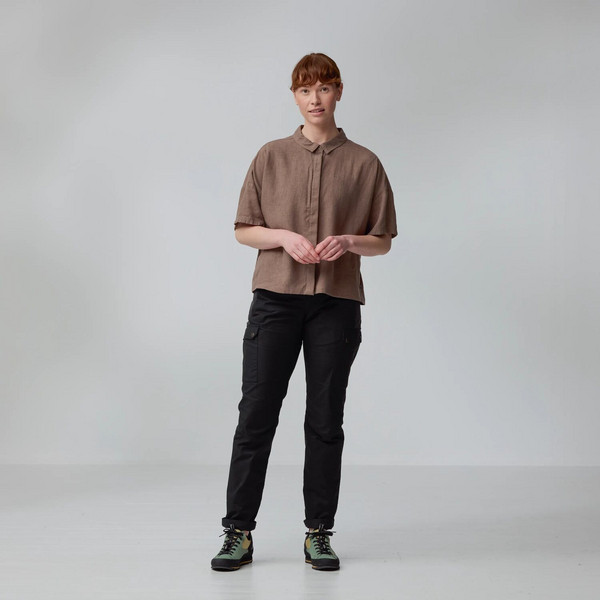 Fjällräven ÖVIK HEMP CAMP SHIRT SS W Damen - Outdoor Bluse Ansicht 10