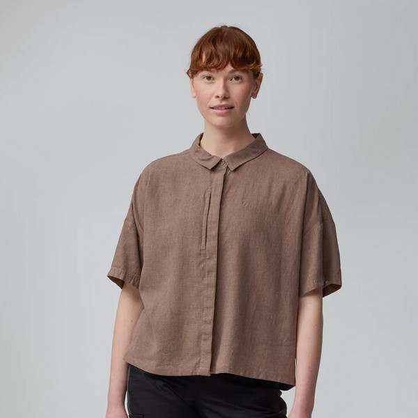 Fjällräven ÖVIK HEMP CAMP SHIRT SS W Damen - Outdoor Bluse Ansicht 5