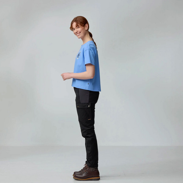 Fjällräven FJÄLLBLOMSTER LOGO T-SHIRT W Damen - T-Shirt Ansicht 6