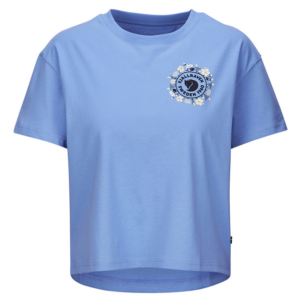 FJÄLLBLOMSTER LOGO T-SHIRT W Damen - T-Shirt-ULTRAMARINE