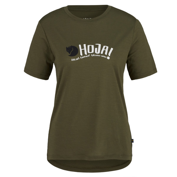 HOJA WOOL T-SHIRT W Damen - T-Shirt-LAUREL GREEN