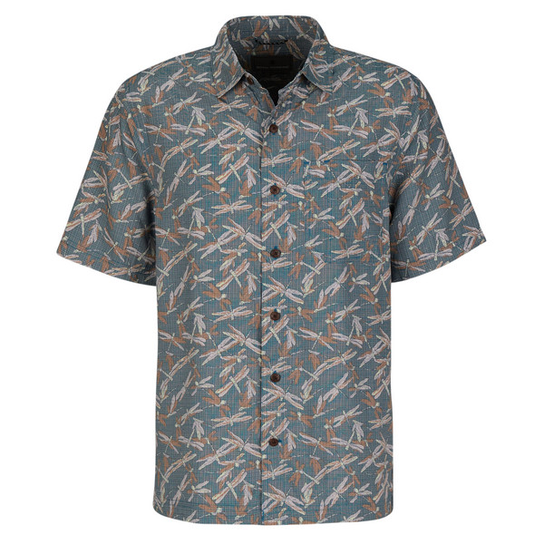 M CAMINO PUCKER S/S Herren - Outdoor Hemd-ORION BLUE DRAGONFLY PT