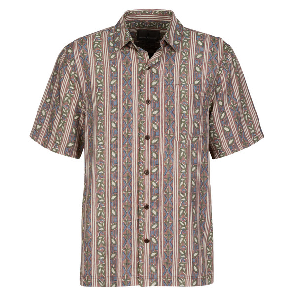 M CAMINO PUCKER S/S Herren - Outdoor Hemd-MAHOGANY BOTANIST PT