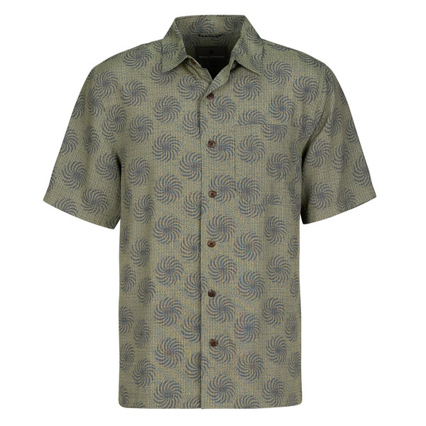 M CAMINO PUCKER S/S Herren - Outdoor Hemd-OLIVE RAY PT
