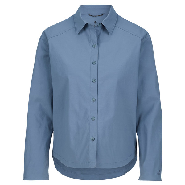 WILDER' SHIRT L/S Damen - Outdoor Bluse-SEA