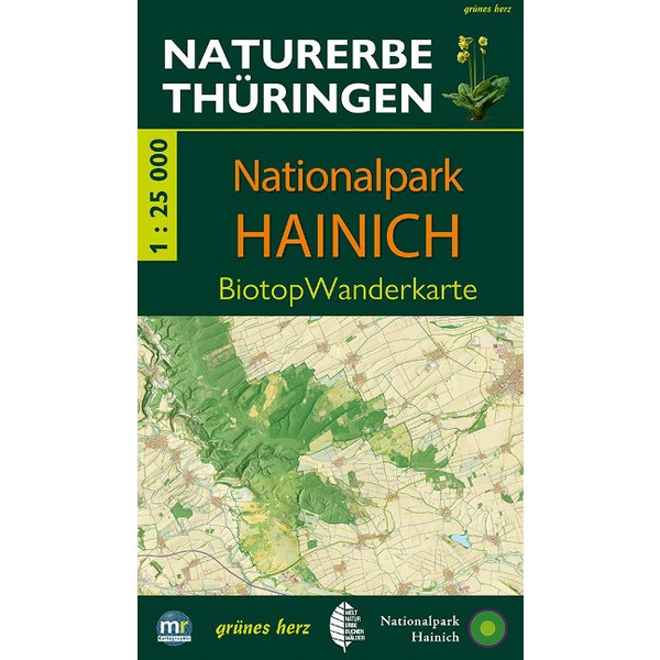 WANDERKARTE NATIONALPARK HAINICH Ansicht 1