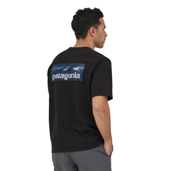 Patagonia M'S BOARDSHORT LOGO POCKET RESPONSIBILI-TEE Herren - T-Shirt Ansicht 4