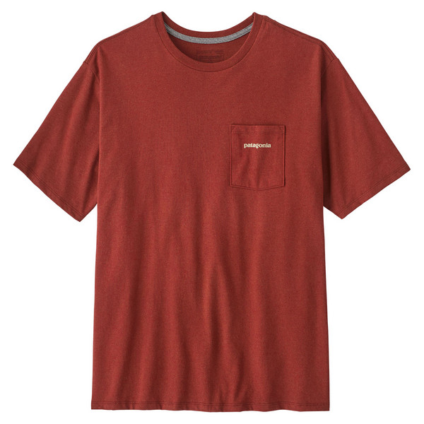 M'S BOARDSHORT LOGO POCKET RESPONSIBILI-TEE Herren - T-Shirt-RUSTY RED